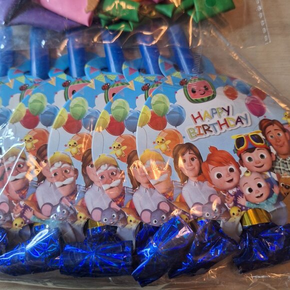 CoCo Melon Happy Birthday Party Supplies Set Balloons Cake Gift Bags Kids - Picture 2 of 10